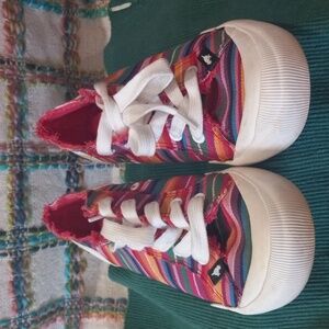 Ladies striped rocket dog shoes